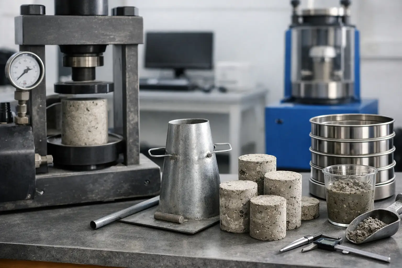 Concrete Testing Equipment List for Labs